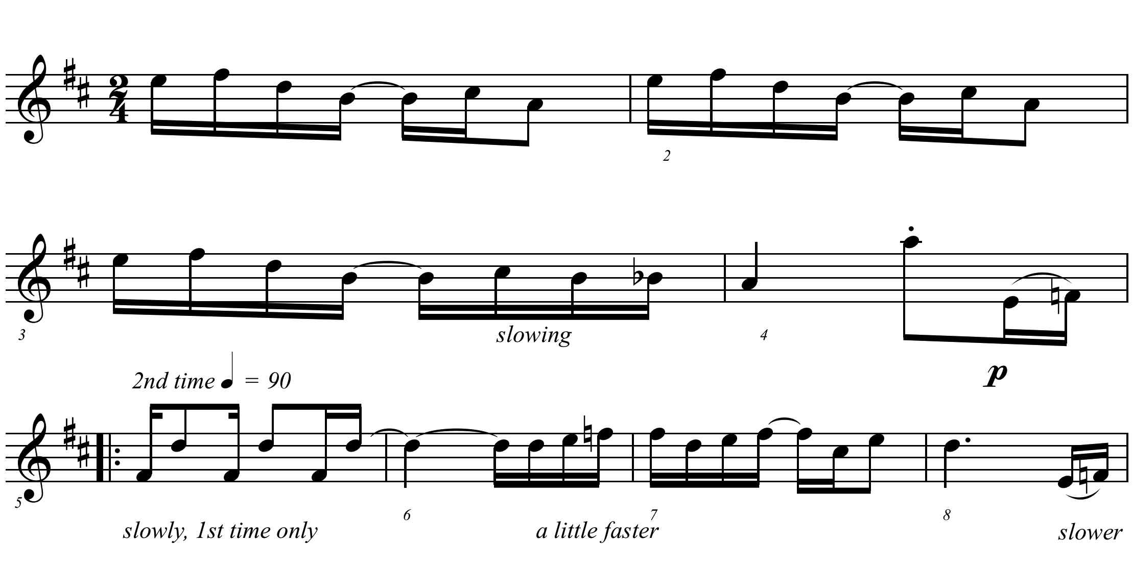 The Entertainer - Flute sheet Music