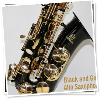 Black & Gold Alto Saxophone