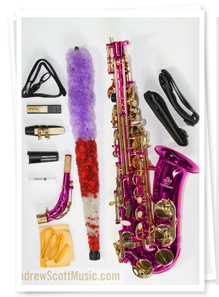 Masterpiece Saxophone - Pink & Gold