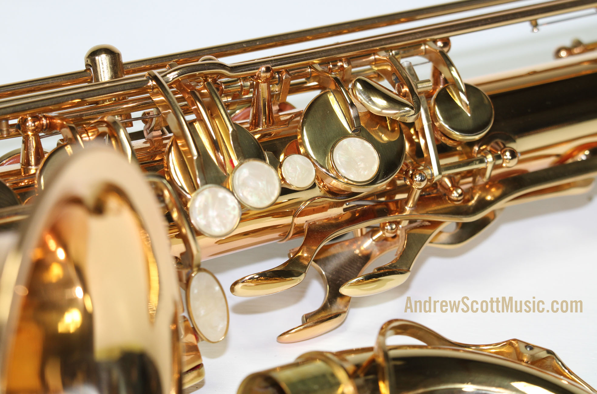 BG France Tradition Gold Lacquered Tenor Sax Ligature - L40