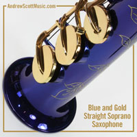 Saxophone Blue