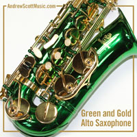Green Saxophone
