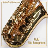 Gold Saxophones
